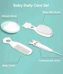 Baby Healthcare and Grooming Kit, Safety Newborn Nursery Baby Care Kit, with Hair Brush Comb, Nail Clipper, Thermometer, Pacifier Clip, Baby Registry Search, Baby Girl Boy Newborn Essentials by TinyTreasures Baby Boutique