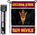 College Flags & Banners Co. Arizona State Sun Devils Garden Flag with Stand Holder by GreenHaven Gardens