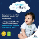 Moonlight Slumber Air Crib Mattress – Breathable, Washable, Dual-Sided Infant and Toddler Mattress with Open Core Design, Foam-Free, Hypoallergenic, 5.5", Standard Crib Size, Made in USA by TinyTreasures Baby Boutique