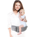 Baby Hip Carrier, Baby Carrier with Adjustable Waistband & Breathable Mesh, Ergonomic Carrier with Non-Slip Hip Seat Surface for Newborns & Toddlers, Grey by TinyTreasures Baby Boutique