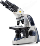 SWIFT SW380B 40X-2500X Magnification, Siedentopf Head, Research-Grade Binocular Compound Lab Microscope with Wide-Field 10X and 25X Eyepieces, Mechanical Stage, Ultra-Precise Focusing by TinyTreasures Baby Boutique