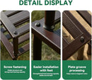 Metal Plant Stand, Rust-proof Aluminum Display Rack, Plants Display Stands Decoration Racks for Living Room Garden Balcony Patio (Ebony, 41.3Inch Low Leg) by GreenHaven Gardens