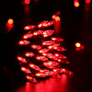 Brizled Red Christmas Lights, 33ft 100 LED Connectable Christmas String Light, 120V UL Certified LED Light String for Indoor & Outdoor, Xmas Tree, Garden, Party and Holiday Decoration by TinyTreasures Baby Boutique