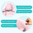 Upseat – The Original Ergonomic Baby Floor & Booster Seat with Tray, Developed with Physical Therapists for Upright Posture & Healthy Hip Development, 4–24 Months, Dishwasher-Safe Extra-Large Tray by TinyTreasures Baby Boutique