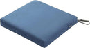 Classic Accessories Ravenna Water-Resistant 21 x 19 x 3 Inch Patio Seat Cushion, Empire Blue, Chair Seat Cushion by GreenHaven Gardens
