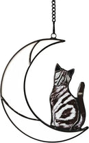 Loss of Cat Tabby Cat American Shorthair Cat Memorial Gifts Stained Glass Cat Gifts for Cat Lovers. by GreenHaven Gardens