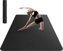 HAPBEAR Extra Large Yoga Mat - 72"x48"/78"x54", 1/4" & 1/3" Thick, Non-Slip, Durable, Eco-Friendly, Wide Exercise Mat for Home Workouts, Yoga, Pilates, Stretching, Meditation (Barefoot Exercise) by TinyTreasures Baby Boutique