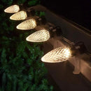 50Pack C9 Replacement LED Light Bulbs, Strawberry Christmas Bulb 2700K Soft White Shatterproof & Waterproof Outdoor String Light Bulbs, E17 Candelabra Base Edison Bulbs for Holiday Decoration by GreenHaven Gardens