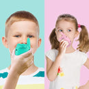 Qniglo Walkie Talkies for Kids Rechargeable, 2 Pack with FM Handheld Walki Talki with Wearable Lanyard & Wrist for Outdoor Camping Games & Birthday Xmas Toys Gifts for Boys Girls Kids by TinyTreasures Baby Boutique