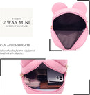 KL928 Girls Bowknot Polka Dot Cute Mini Backpack Small Daypacks Convertible Shoulder Bag Purse for Women by TinyTreasures Baby Boutique