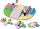 Lischwert Foam Climbing Blocks for Toddlers 1-3, 8pcs Soft Play Set with Crawling Exploration Toys, Indoor Outdoor Infant Safe Blocks for Baby Gym Toddler Playground by TinyTreasures Baby Boutique