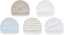 Baby Hat and Mittens Set Cotton Newborn Baby Hats Caps for Boys and Girls, 0-6 Months by TinyTreasures Baby Boutique