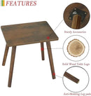 AWASEN Side Table, Small Wood End Table Living Room, Mini Bed Side Table Modern Accent Nightstand with Solid Wood for Bedroom Office Small Spaces, Rustic Brown by CozyNest Decor