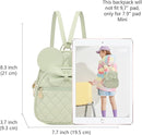 KL928 Girls Bowknot Polka Dot Cute Mini Backpack Small Daypacks Convertible Shoulder Bag Purse for Women by TinyTreasures Baby Boutique