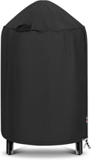 Unicook Round Smoker Cover 30 Inch, Heavy Duty Waterproof Charcoal Kettle BBQ Grill Cover, Fade Resistant Barrel Protector, Fits Weber Char-Griller Akorn Kamado and More, 30" Dia x 36" H by GreenHaven Gardens