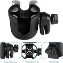 Accmor Stroller Cup Holder with Phone Holder, Bike Cup Holder, Universal Cup Holder for Uppababy Nuna Doona Strollers, 2-in-1 Cup Phone Holder for Stroller, Bike, Wheelchair, Walker, Scooter by TinyTreasures Baby Boutique