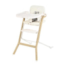 Unilove Grow with Me 2-in-1 Baby High Chair – Adjustable Toddler Chair with Baby Set, Removable Harness, One-Hand Seat & Footrest Adjustment, for Ages 6-60 Months - Vanilla White by TinyTreasures Baby Boutique