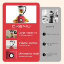 Professional Blender | 8-Cup Big Capacity | Powerful 25,000RPM Motor | Perfect for Smoothies, Shakes, and Frozen Drinks | BPA-Free & Dishwasher-Safe | Red by TinyTreasures Baby Boutique