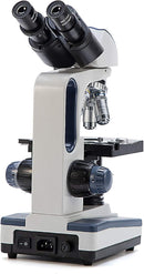 SWIFT SW350B 40X-2500X Magnification, Siedentopf Binocular Head, Research-Grade Compound Lab Microscope with Wide-Field 10X and 25X Eyepieces, Mechanical Stage, Abbe Condenser by TinyTreasures Baby Boutique