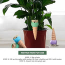 4 Pack Terracotta Watering Spikes, Vacation Self-Watering Planters Devices - Continuous Moisture with Slow Release Watering System - Perfect for Indoor Outdoor Plants (Owl Shape) by GreenHaven Gardens