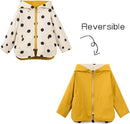 Mud Kingdom Cute Girls Hooded Jacket Reversible Full Zipper Outerwear by TinyTreasures Baby Boutique