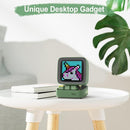 Divoom Ditoo Programmable Pixel Art LED-Bluetooth-Speaker Showing-Clock Emoji DIY Design for Home Wedding Party Decoration with Wireless App Control (Green) by TinyTreasures Baby Boutique