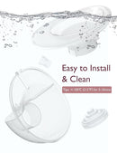 Momcozy Full Set Collector Cup Only Compatible with Momcozy M5 NOT for Others. Original M5 Breast Pump Replacement Accessories (160ml, with Double-Sealed Flange 24mm) by TinyTreasures Baby Boutique