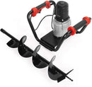 XtremepowerUS 1500W Electric Post Hole Digger Earth Auger Dig Hole Fence Post Hole Digging, Tree Planting with 6" Digging Auger Bit Set, 3/4" Shaft by GreenHaven Gardens