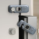 5 Pack Child Proof Refrigerator Lock, QYESWHSR Fridge Locks for Kids with Sticky Adhesive Pads, Child Safety Locks for Doors, RV Refrigerator, Oven Lock Child Safety Baby Cabinet Locks - Clear Updated by TinyTreasures Baby Boutique