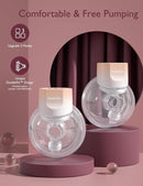 Momcozy Hands-Free Breast Pump S12 Pro, Wearable & Portable Pump with Soft DoubleFit Flange, 3 Modes | 9 Levels Double Electric Pump, Smart Display, 24mm, 2 Pack, Cozy Orange by TinyTreasures Baby Boutique