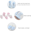 Newborn Baby Boy Girl Caps Mittens Socks Set Cotton Baby Essentials Accessories (Hats+Gloves+Socks) by TinyTreasures Baby Boutique
