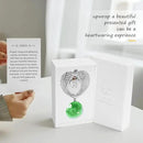 Memorial Gifts for Loss of Loved One Unique Sympathy Gifts Rainbow Sun Catcher Indoor Window Hanging Crystal Prism Grief Bereavement Gifts Ideas for Who Loss of Mom Dad (Green) by GreenHaven Gardens