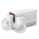 Momcozy Hands-Free Breast Pump S12 Pro, Wearable & Portable Pump with Soft DoubleFit Flange, 3 Modes | 9 Levels Double Electric Pump, Smart Display, 24mm, 2 Pack, Cozy White by TinyTreasures Baby Boutique