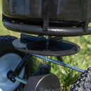 Titan Attachments 50 lb Professional Fertilizer Push Broadcast Spreader, Spreads 10 to 12 FT, Lawn Care and Ice Melter, Yard Tool by GreenHaven Gardens