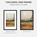 Homeforia 11x17 Picture Frame Black Wood, High End Oak 11x17 Poster Frames with Mat 8x12, 11 x 17 Wooden Frame Matted to 8 x 12 inch Photo, 17x11 Thin Hanging Frame, Tempered Glass, Wall Kit, Set of 1 by CozyNest Decor