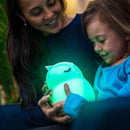 Lumipets Remote Control Silicone Night Light for Kids - Owl Design with 9 Soft Colors & Sleep Timer - Rechargeable, Battery-Operated Lamp for Bedroom | Baby Nursery, Toddler, Girls, Boys by TinyTreasures Baby Boutique
