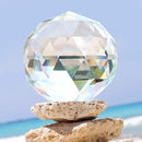 Clear Glass Crystal Ball Prisms Window Rainbow Maker Sphere Faceted Gazing Ball Prism Prism Suncatcher for Home Décor, Feng Shui, (120mm/4.72inch) by GreenHaven Gardens