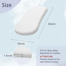 Lisara Baby Bassinet Mattress, 30 x 18 Dual Sided Gel Memory Foam Bassinet Mattress with Waterproof, Removable, Ice Silk Cover, Fit for Halo Bassinest, Swivel/Flex/Glide/Premiere/Luxe Series Sleeper by TinyTreasures Baby Boutique