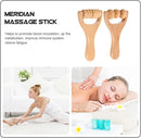 Wooden Massage Roller, Wood Therapy Massage Tools 2pcs Bead Wooden Roller Tool Muscle for Men and Women, Muscle Tension Relief Tissue Father and Mother Day Giftware by CozyNest Decor
