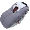 Fairy Baby Winter Car Seat Cover for Babies Carseat– Waterproof, Warm Car Seat Cover Baby – Universal Winter Cover for Back Seat, Infant Car Seat & Baby Carseat (Grey) by TinyTreasures Baby Boutique