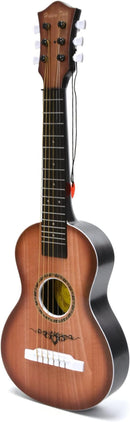 23" Acoustic Guitar, Kids 6 String Toy Guitar - Realistic Steel Strings - Beginner Practice First Musical Instrument for Children, Toddlers (Walnut) by TinyTreasures Baby Boutique