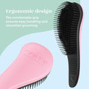 Crave Naturals Biggie Glide Thru Hair Brush - Detangler Brush for Curly, Straight, Wet or Dry Hair - Gentle Detangling Brushes for Adults, Kids, Toddlers - Hair Accessories for Women, 8.4"x3.4" - Pink by TinyTreasures Baby Boutique