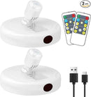 Cordless Spotlight Battery Powered, Plant Spot Light Indoor, Rechargeable Picture Lights with Remote, LED Accent Lighting, Dimmable Uplight for Tree Dartboard Decor Painting Art Photo by CozyNest Decor
