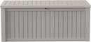 150Gal Outdoor Deck Box Waterproof, Lager Patio Storage Box Indoor and Outdoor Use, Lockable Resin Storage Bin for Patio Furniture Cushions Garden Tools, Package Delivery,UV Resistant-Grey by GreenHaven Gardens