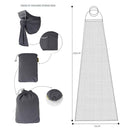 CUBY Water Baby Sling Carrier Lightweight Breathable Mesh Baby Wraps Carrier Adjustable Ring Sling Quick-Drying Baby Carriers Sling for Newborn Toddler Summer Swimming Pool Beach(Dark Gray) by TinyTreasures Baby Boutique