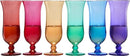 Unbreakable Color Hurricane Glasses | Set of 6, 14 oz