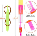 25 Sets LED Flying Set, 25 Slingshot+25 Glow Helicopter-50 Pcs, Flying Toy Outdoor Toys Glow in The Dark Party Supplies Party Favors for Kids 8-12,4-8 by TinyTreasures Baby Boutique