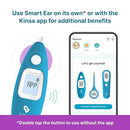 Kinsa Smart Ear Thermometer for Fever - Medical Infrared Termometro - FDA Cleared for Body Temperature Readings for All Ages - Connects to a Smartphone App to Track Symptoms and Get Illness Guidance by TinyTreasures Baby Boutique