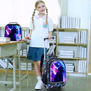 Kids Rolling Backpack for Girls, Roller Wheeled Bookbag - Wheeled Elementary School Bag by TinyTreasures Baby Boutique