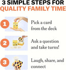 TALES 150 Conversation Cards, Family Edition, Perfect for Family Games for Adults, Teens, and Kids, Family Dinners, Game Nights, Gifts, Holidays, and Gatherings, Prompts for Meaningful Connections by TinyTreasures Baby Boutique